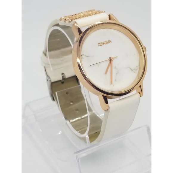 Geneva Marble Dial Rose Tone Women Watch main image 6